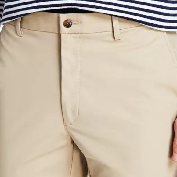 Michael Kors Men's Solid Classic Fit Beige Stretch Dress Pants 34/32 Brand New - Picture 3 of 8